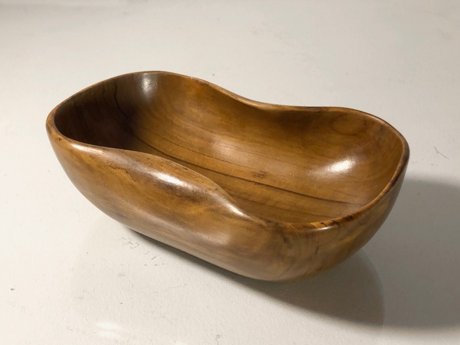 1970 Falcon Cut Free Form Modernist Brutalist Free Form Bowl Nakashima Noll photo Art