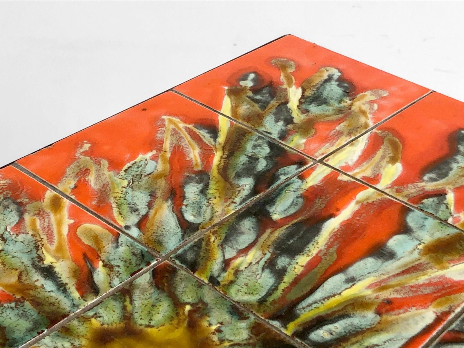 photo buy 1950 Vallauris Modernist Abstraction Lyrical Ceramic Bass Table Belarti
