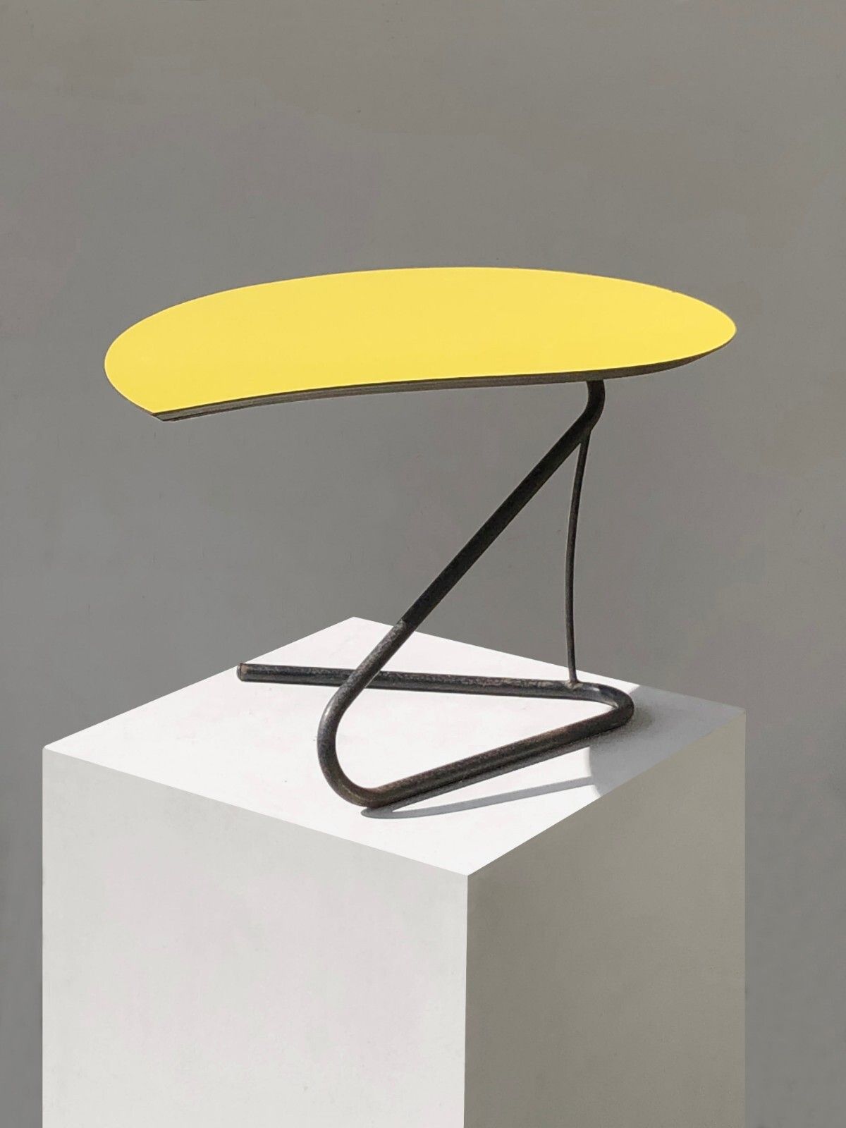 1950 Modernist Coffee Table Free Form Reconstruction Hitier Mategot Mobilor photo vintage
