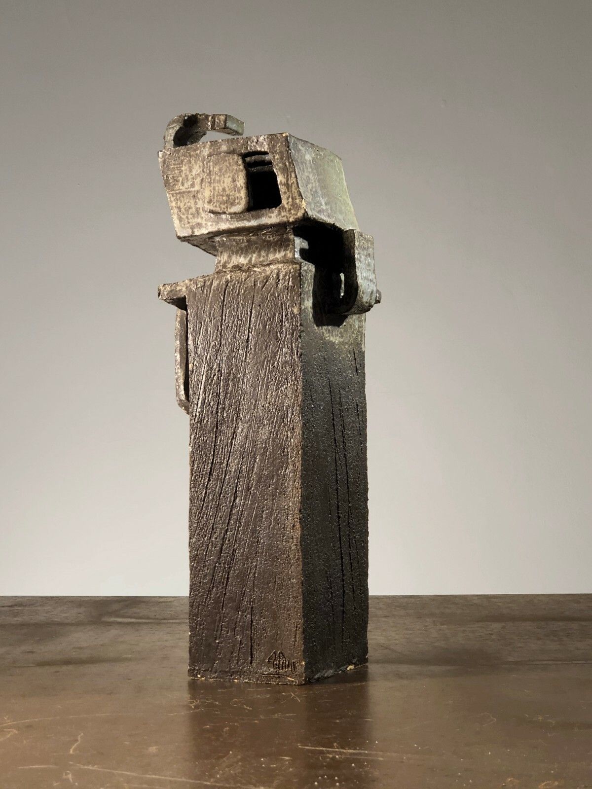 1970 La Borne Sculpture Modernist Zoomorph Brutalist Derval Deblander Ivanoff photo buy
