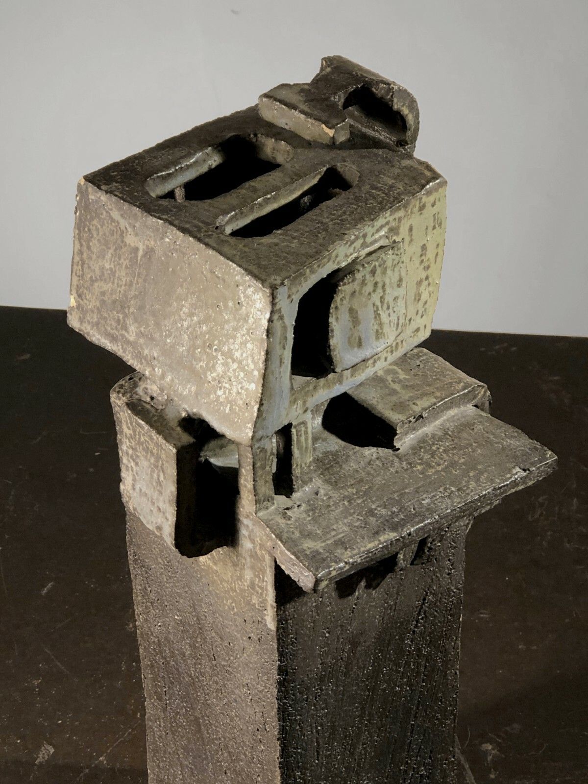 photo for sale 1970 La Borne Sculpture Modernist Zoomorph Brutalist Derval Deblander Ivanoff