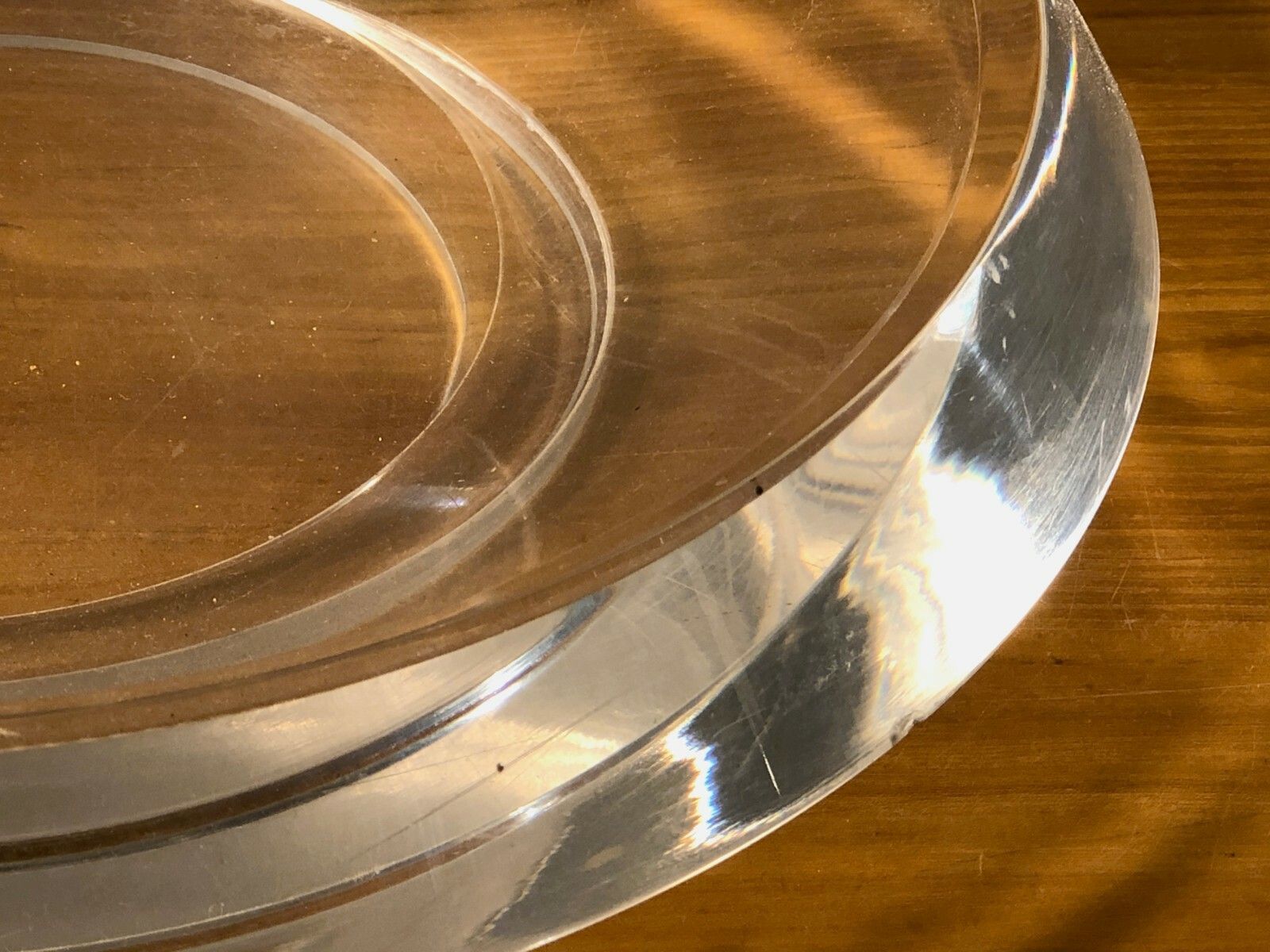 photo for sale 1970 Lucite Modernist Shabby Chic Space Age Plexiglass Video Pocket Cut Giraudon