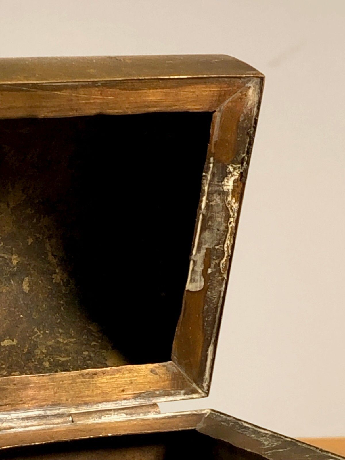 1930 Art Deco Modernist Bauhaus Neo Classical Shabby Chic Bronze Box photo for sale