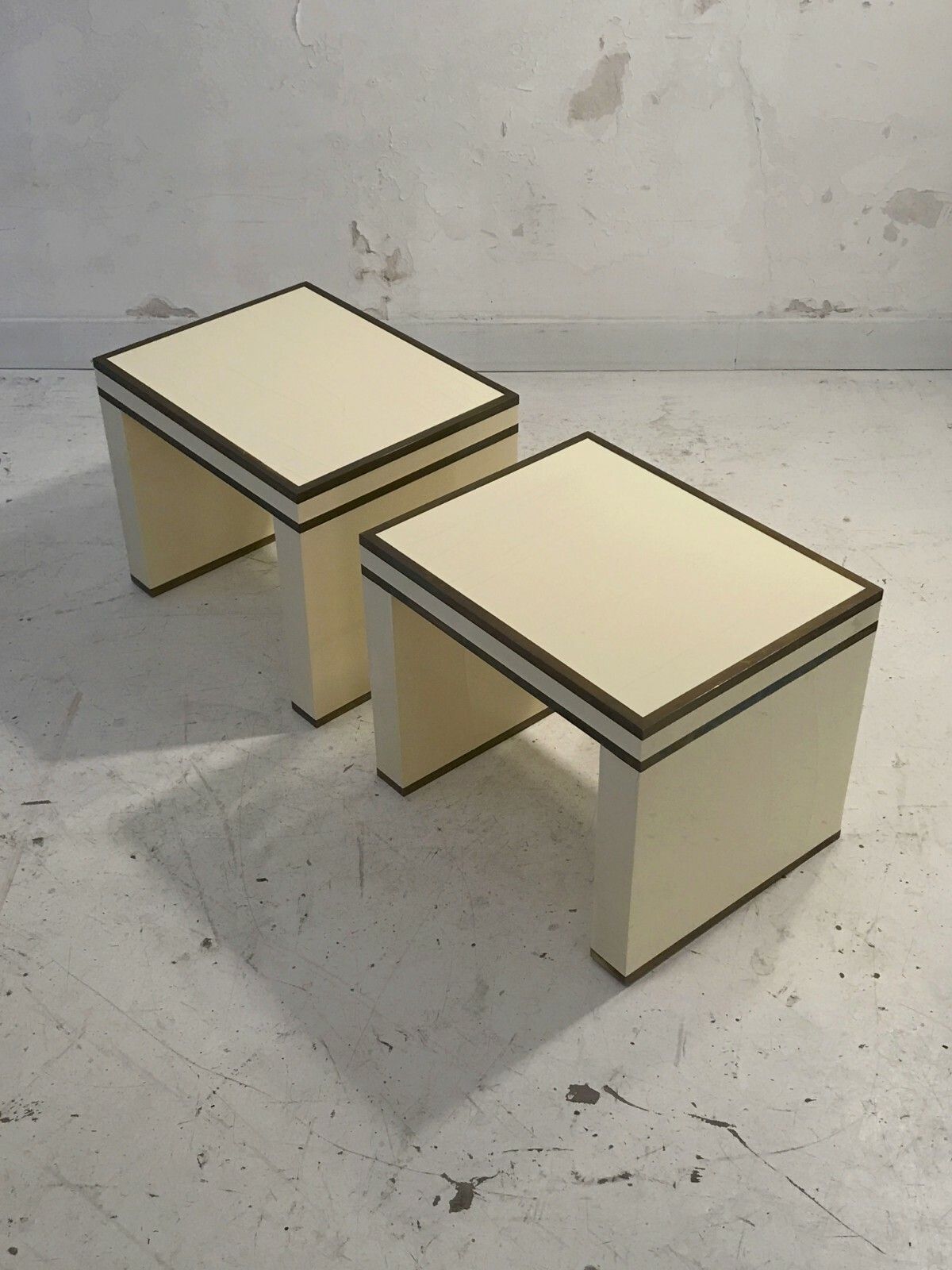1970 Jansen Chevets Art Deco Modernist Shabby Chic Jc Mahey Pergay Dupré Lafon photo vintage