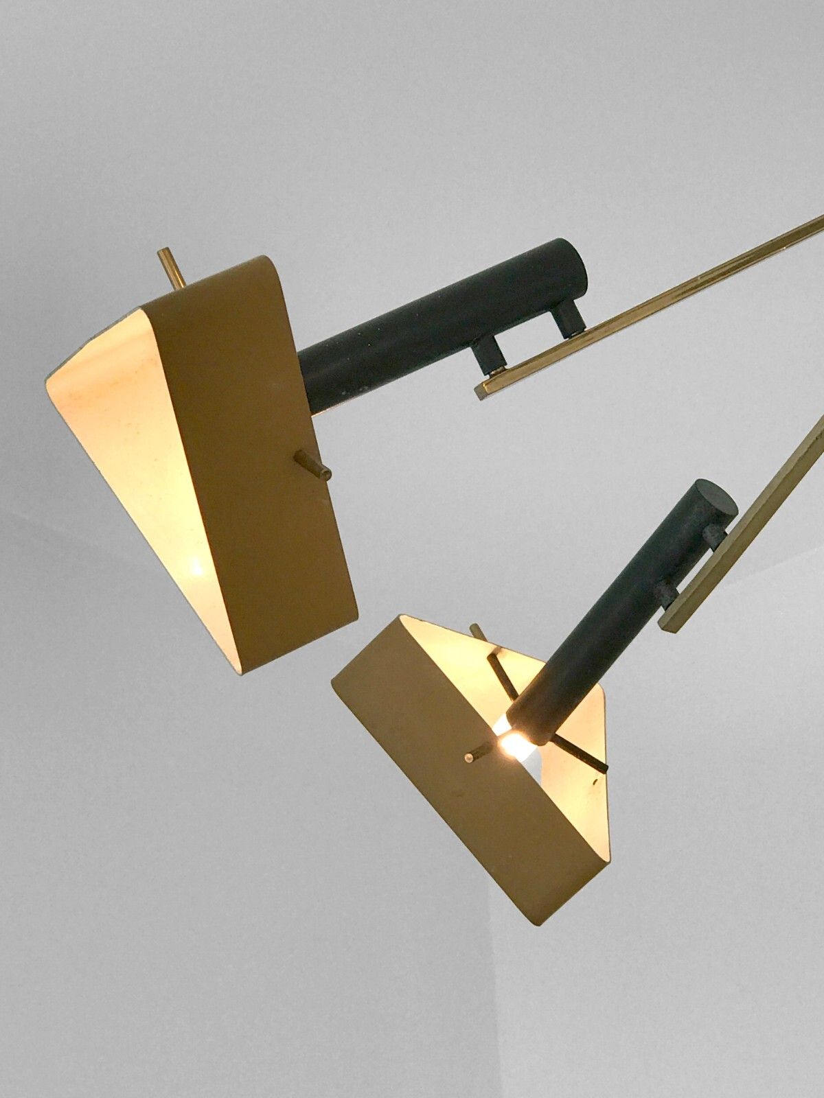 1950 Oscar Torlasco Lumi Suspension Modernist Bauhaus Constructivist Stilnovo photo 10105.0