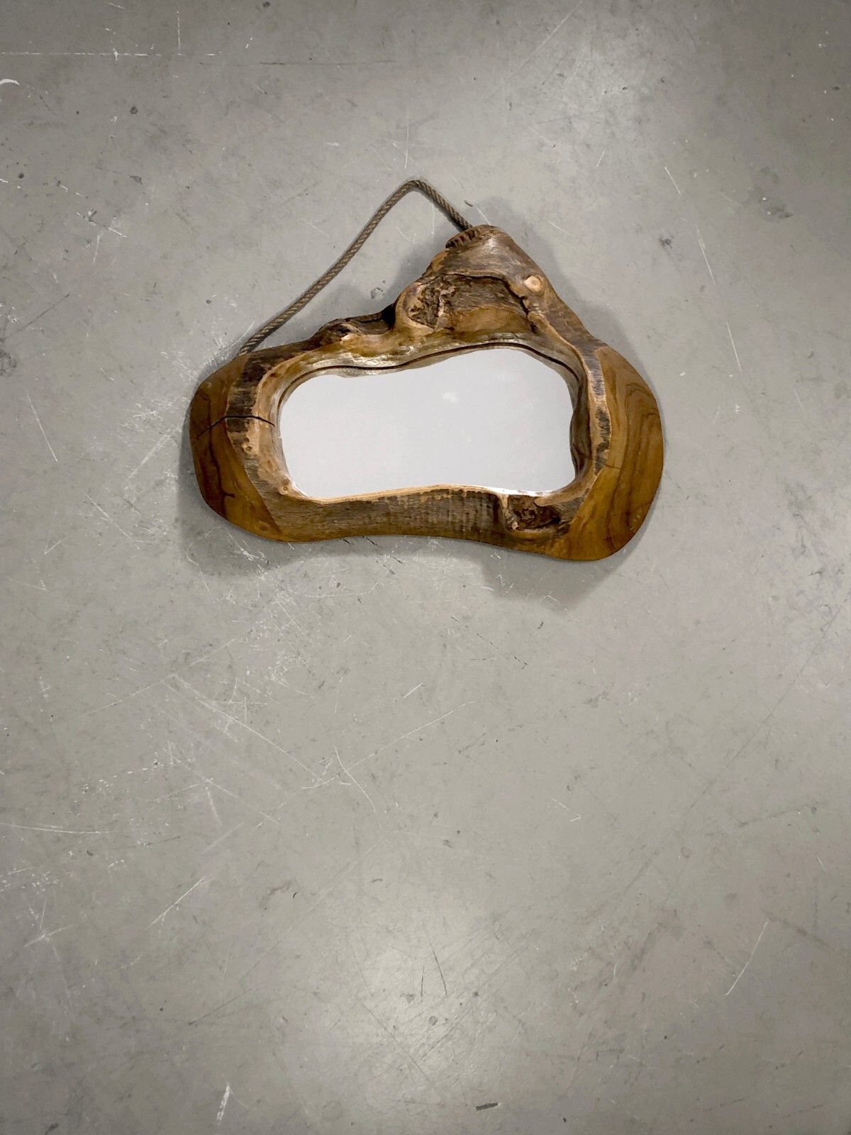 1970 Chapo Noll Perriand Modernist Sculpture Mirror Brutalist Free Form