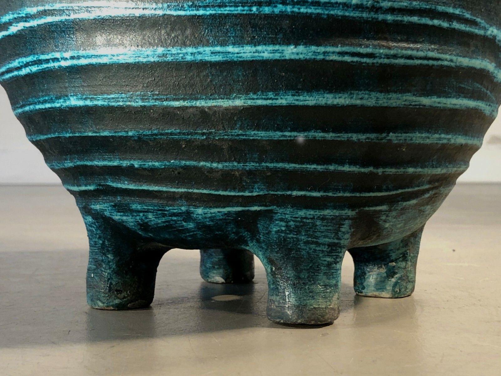 1950 Accolay Huge Pot / Ceramic Vase Modernist Free Form Vallauris Capron photo buy