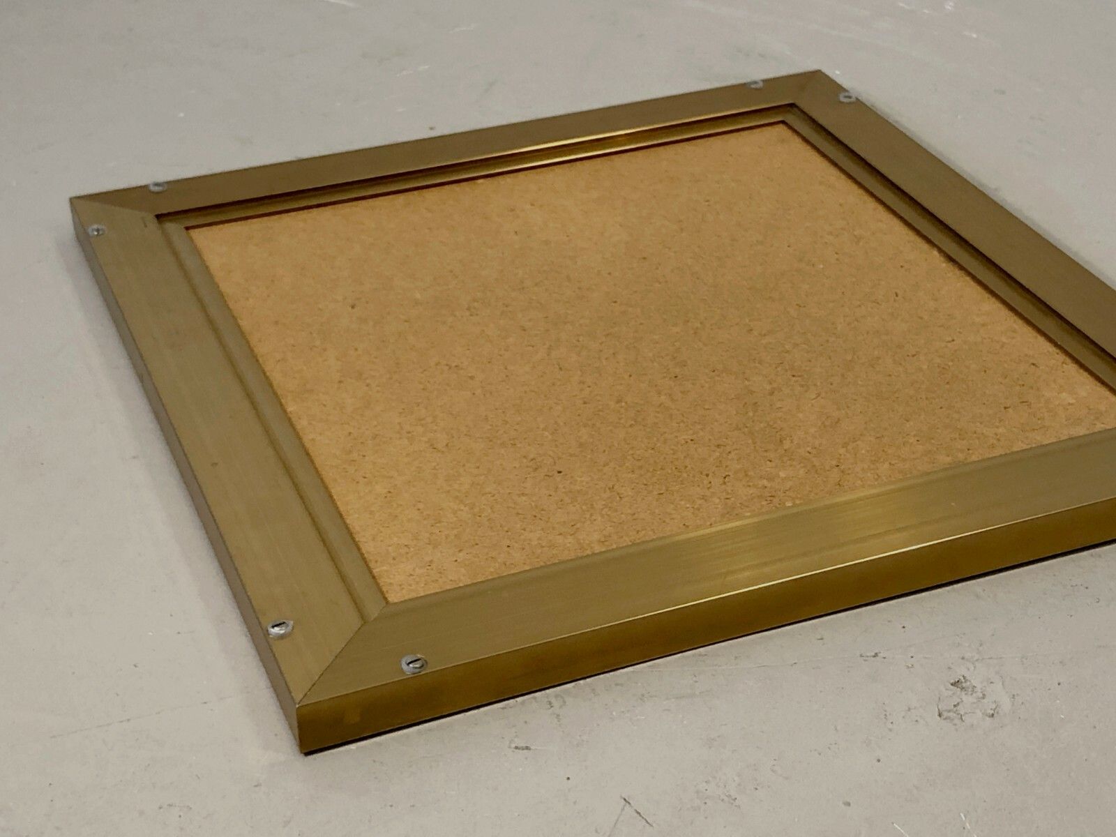 1970 Small Art Deco Modernist Square Mirror Shabby Chic Romeo Rega Jansen Rizzo photo vintage
