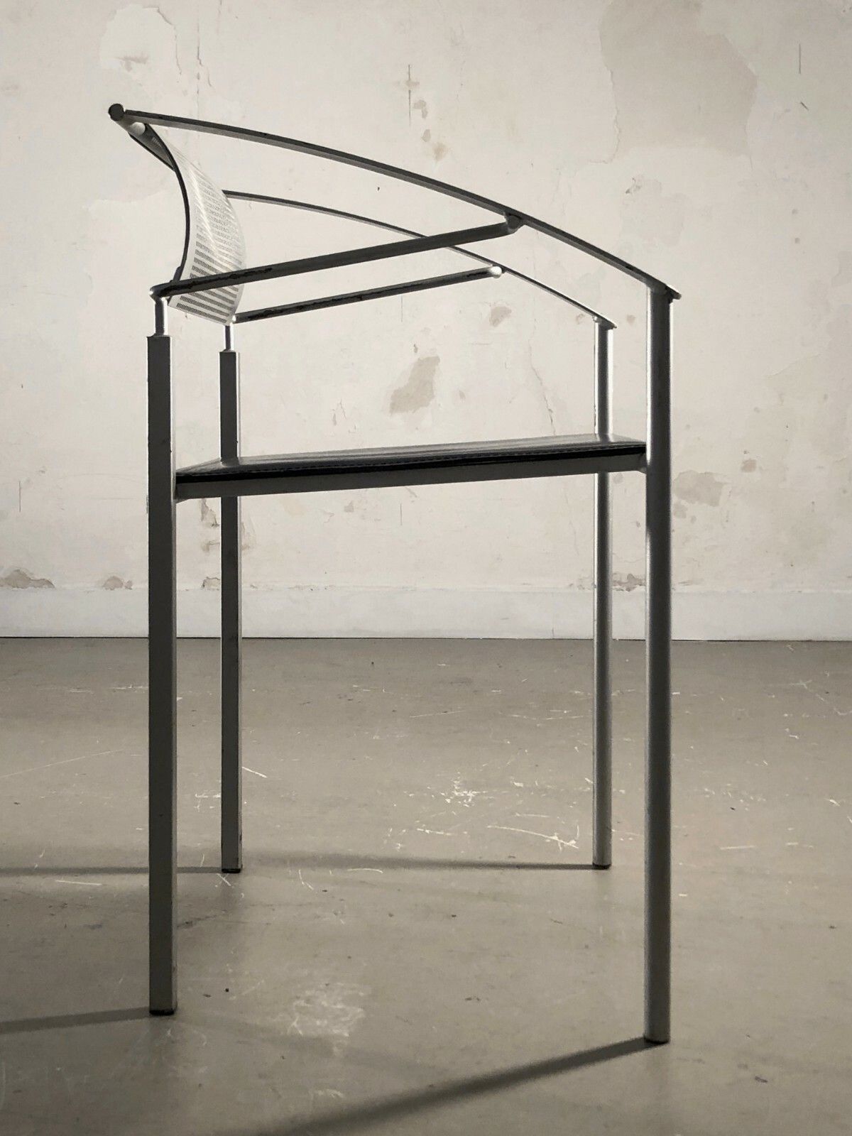 1980 Emilio Nanni / Fly Line 4 Chairs Post Modernist Memphis Starck Sottsass photo buy