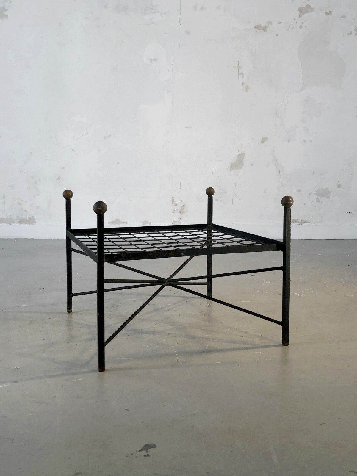 1950 Art Deco Modernist Free Form Coffee Table Adnet Royre Mategot photo vintage