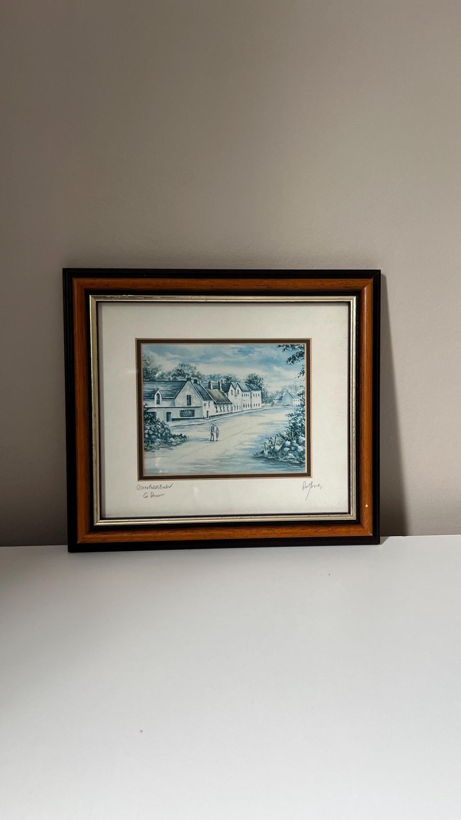photo for sale Signed Print Of Crawfordsburn, Co. Down By R. W. Young – Framed & Glazed