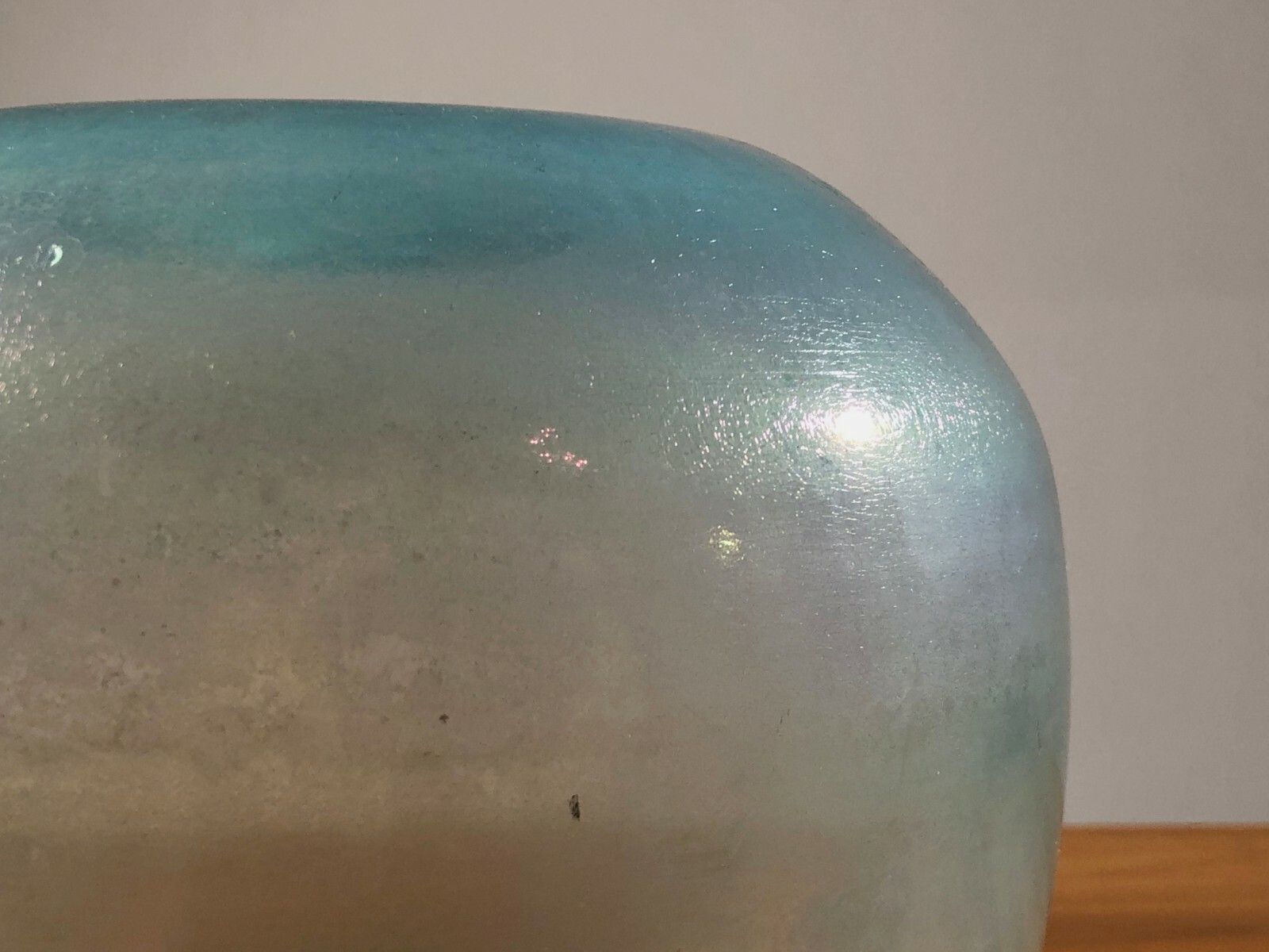 1970 Andries Dirk Copy Leerdam Vase Serica Glass Dansk Scandinavian Glass Murano photo vinterior