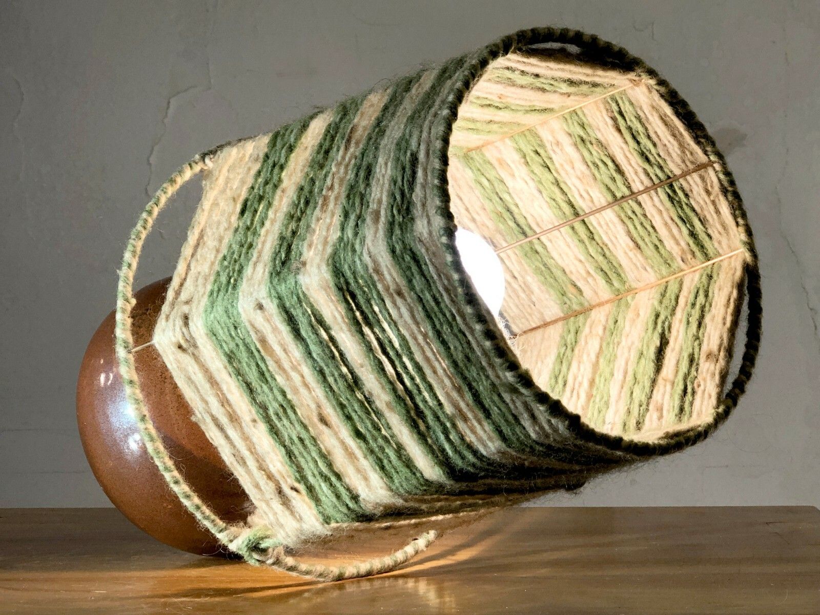 1970 Bauhaus Shabby Chic Modernist Ceramic Lamp Series Folk Art photo Lighting