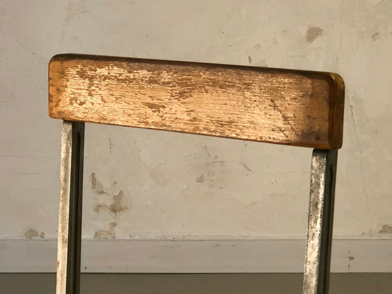 1960 Modernist Reconstruction Bauhaus Industrial Workshop Chair Chapo Perriand photo for sale