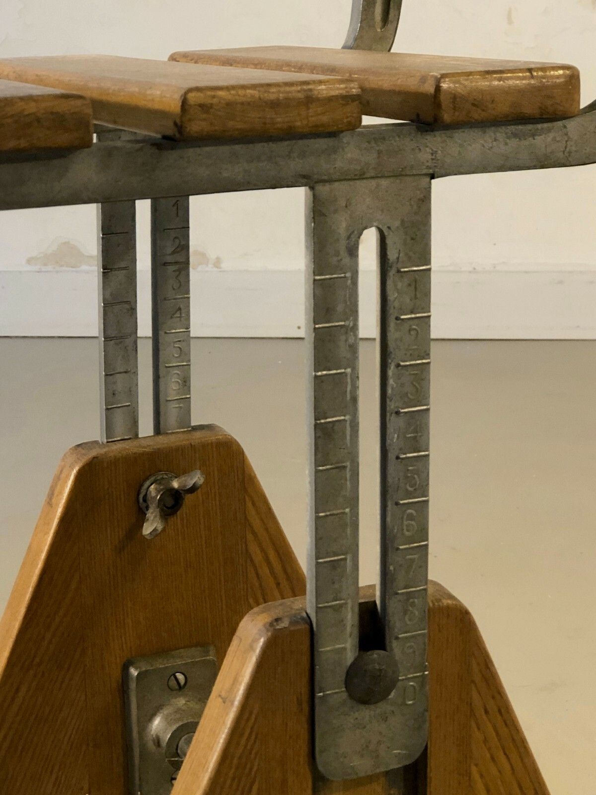 1960 Modernist Reconstruction Bauhaus Industrial Workshop Chair Chapo Perriand photo vintage