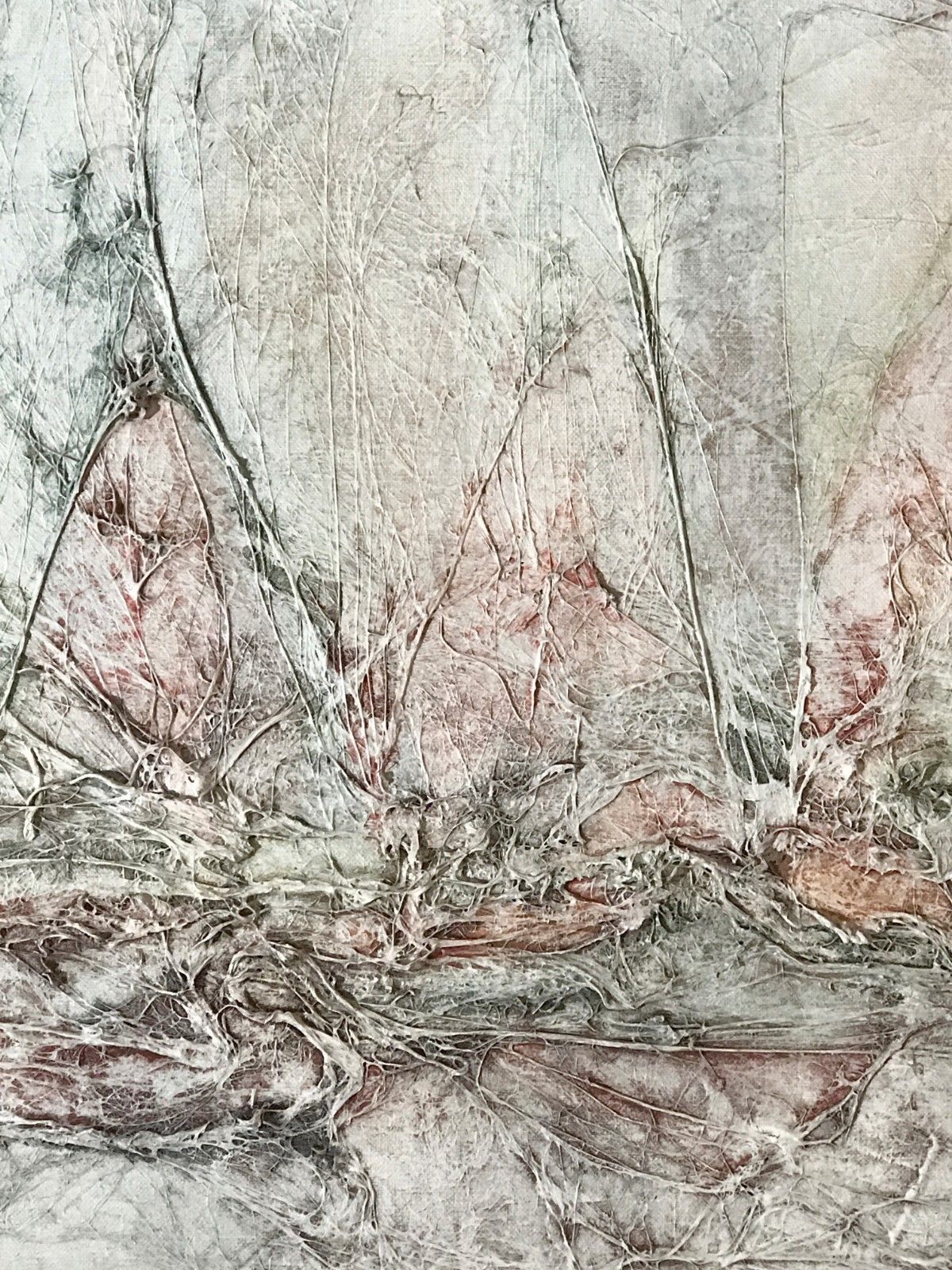 1970 Rene Lamoureux Modernist Painting Abstraction Lyrical Form Free Pollock photo vinterior