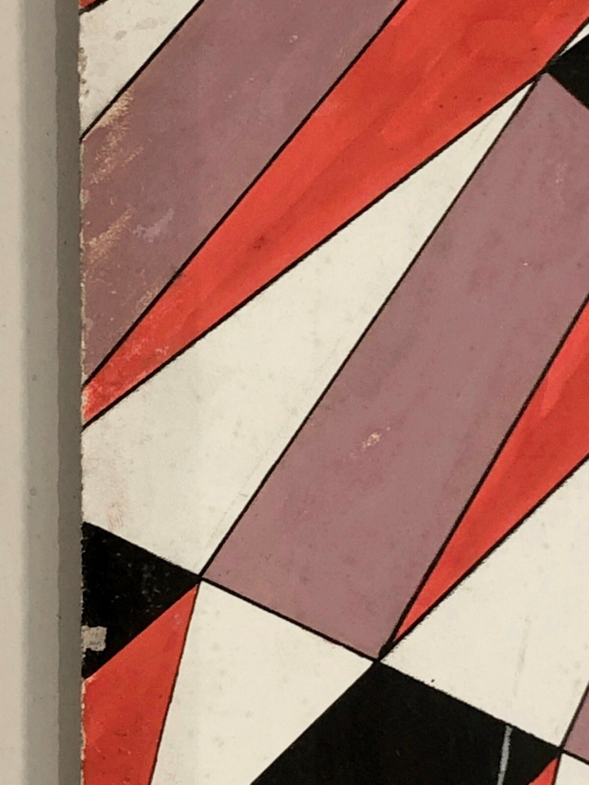 1970 Guy Poppaz Kinetic Painting Geometric Abstraction Optical Art Opart photo vinterior