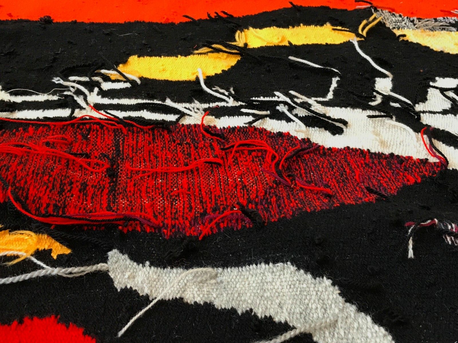 5053.0 1950 Nj Tapestry Aubusson Modernist Free Form Lyrical Abstraction Mategot photo