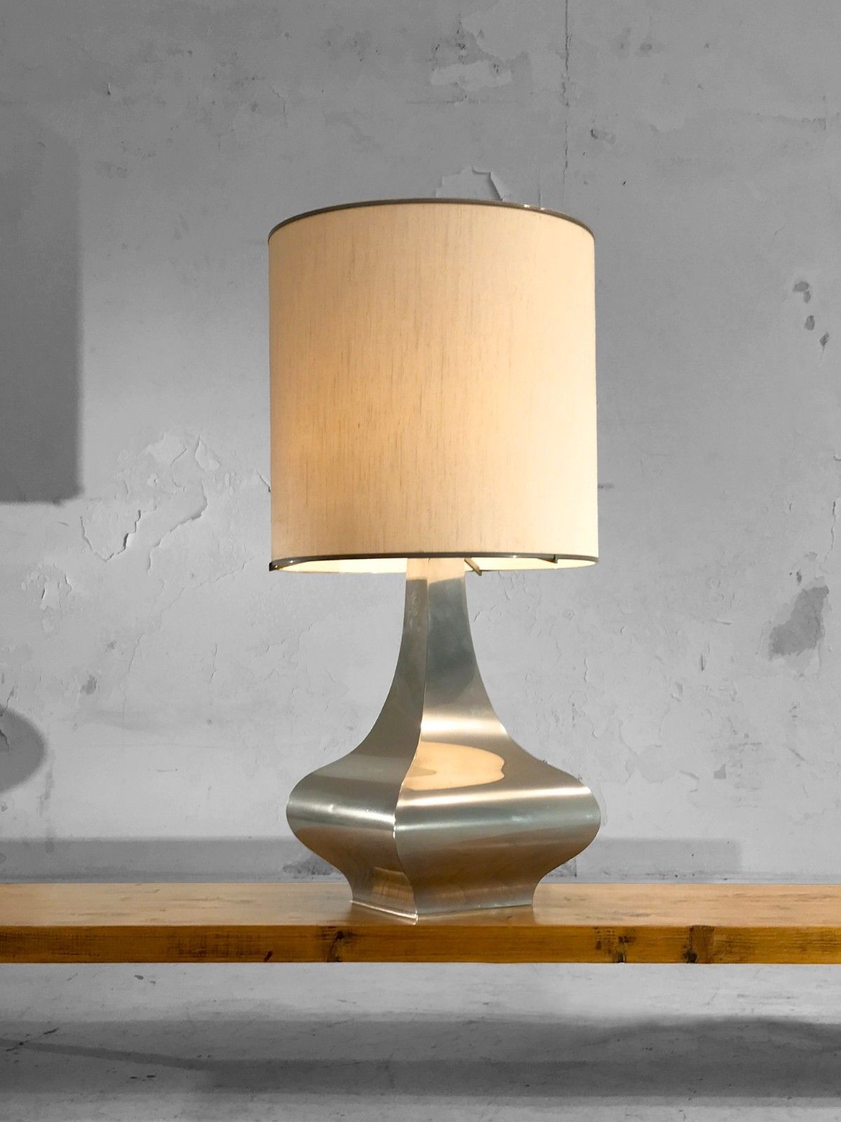 1970 Jansen Grande Lamp Modernist Bauhaus Space Age Shabby Chic Willy Rizzo