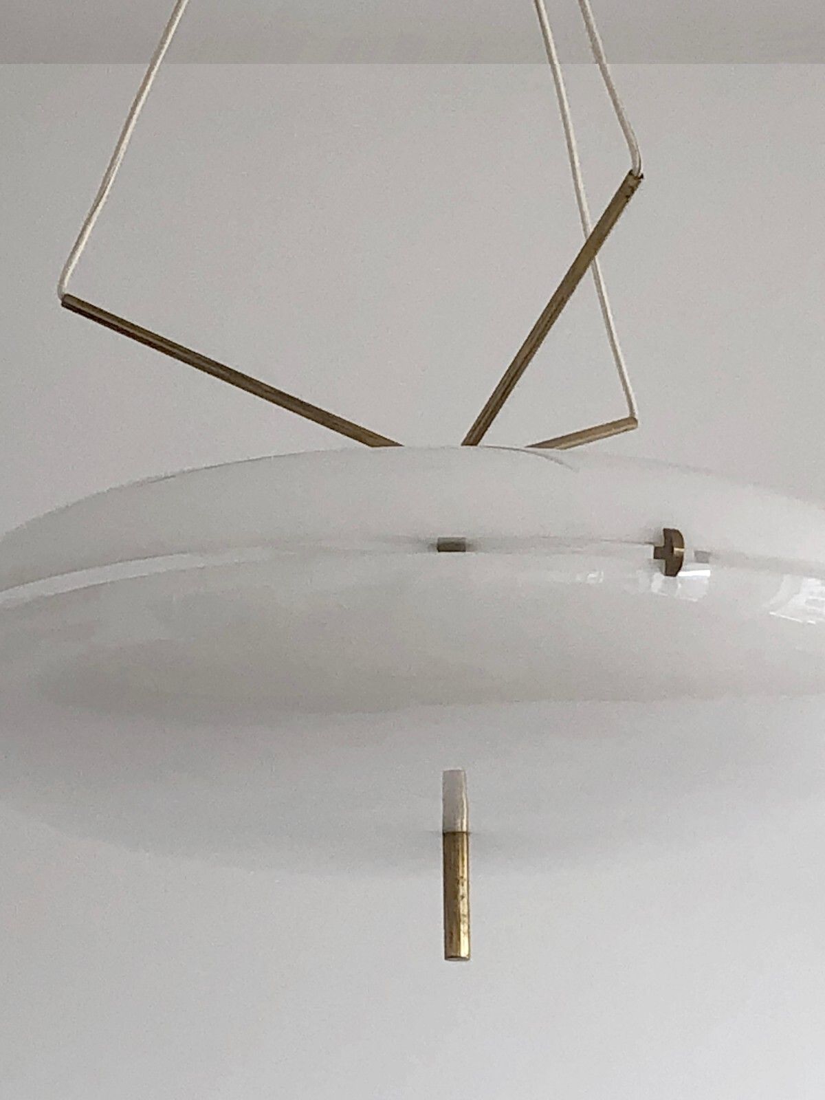 1950 Stilnovo Suspension Chandelier Modernist Space Age Arteluce Disderot Sarfatti photo vinterior