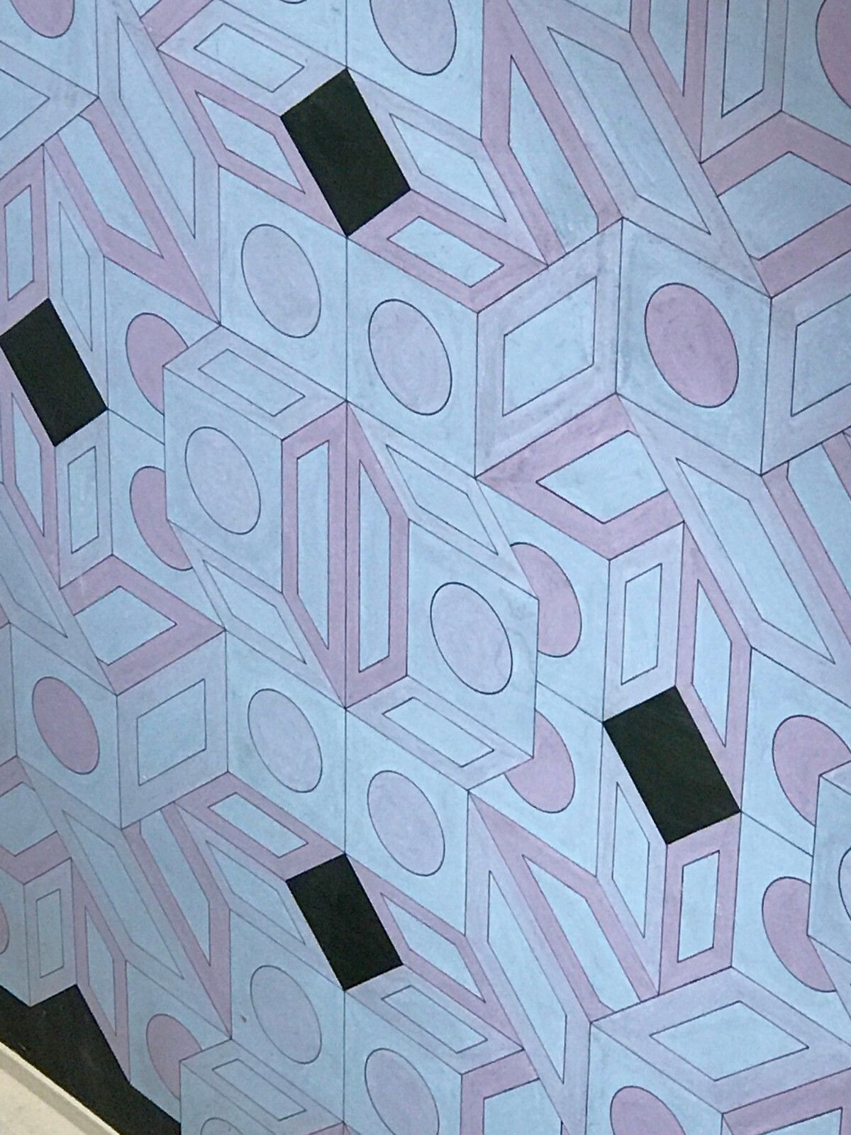 1970 Guy Poppaz Kinetic Painting Geometric Abstraction Optical Art Opart photo furniture