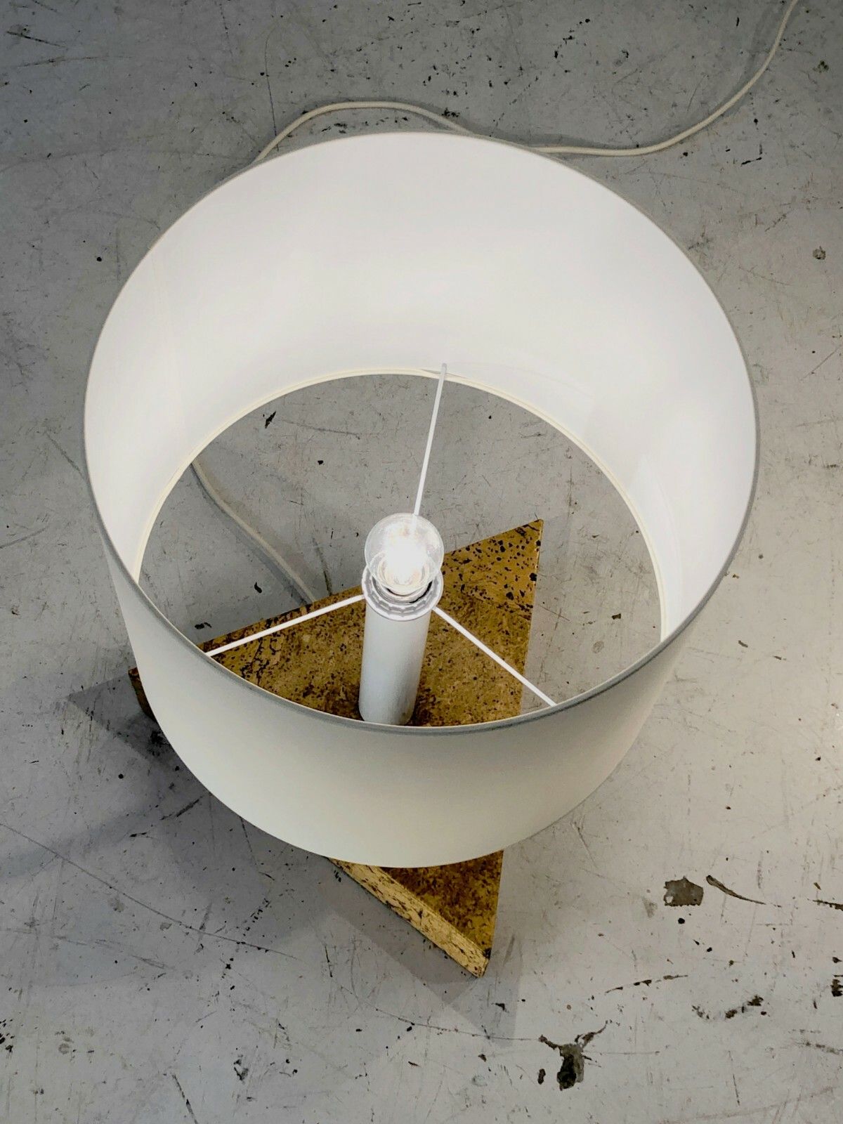 1980 Huge Postmodernist Lamp Memphis Bauhaus Sottsass Rizzo Stilnovo photo vintage
