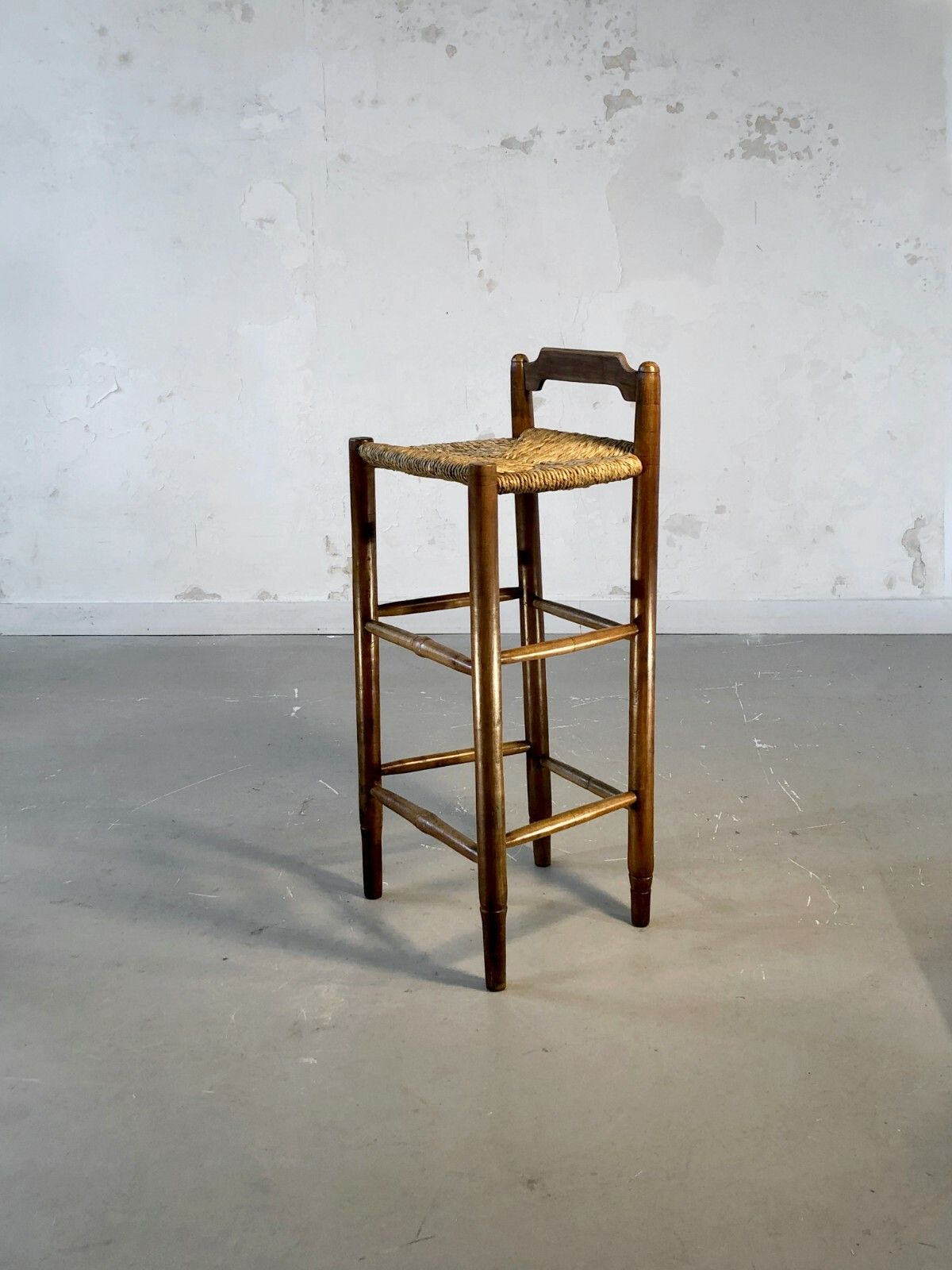 1960 Modernist Modernist Modernist Brutalist Bar Chair Chapo Perriand