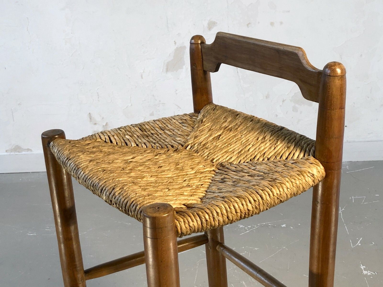 1960 Modernist Modernist Modernist Brutalist Bar Chair Chapo Perriand photo furniture