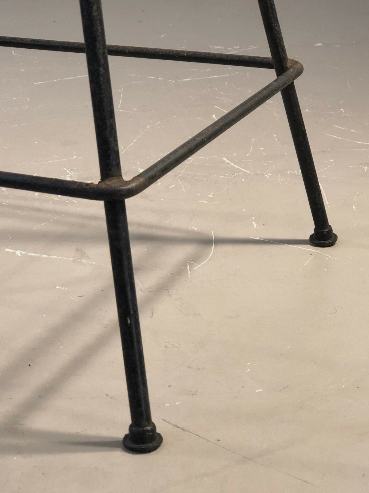 Furniture 1960 Arthur Humanoff Raymor High Bar Chair Modernist Free Form Plywood Eames photo