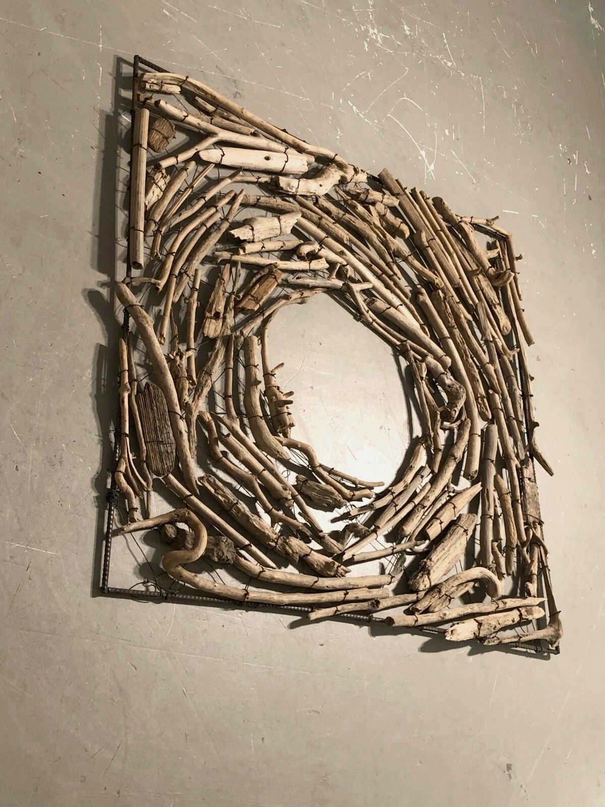 3032.0 1990 Benoit Curboin Brutalist Sculpture Primitivist Kinetic Tribal Ritual photo