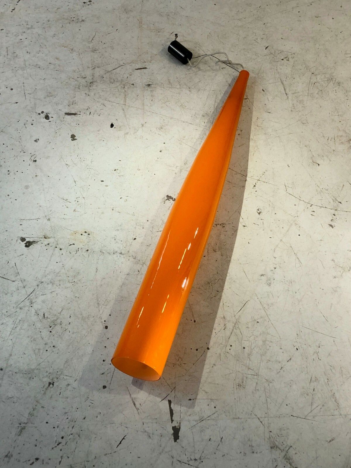 1960 Murano Vistosi Suspension Glass Chandelier Modernist Form Free Venini Morin photo Lighting