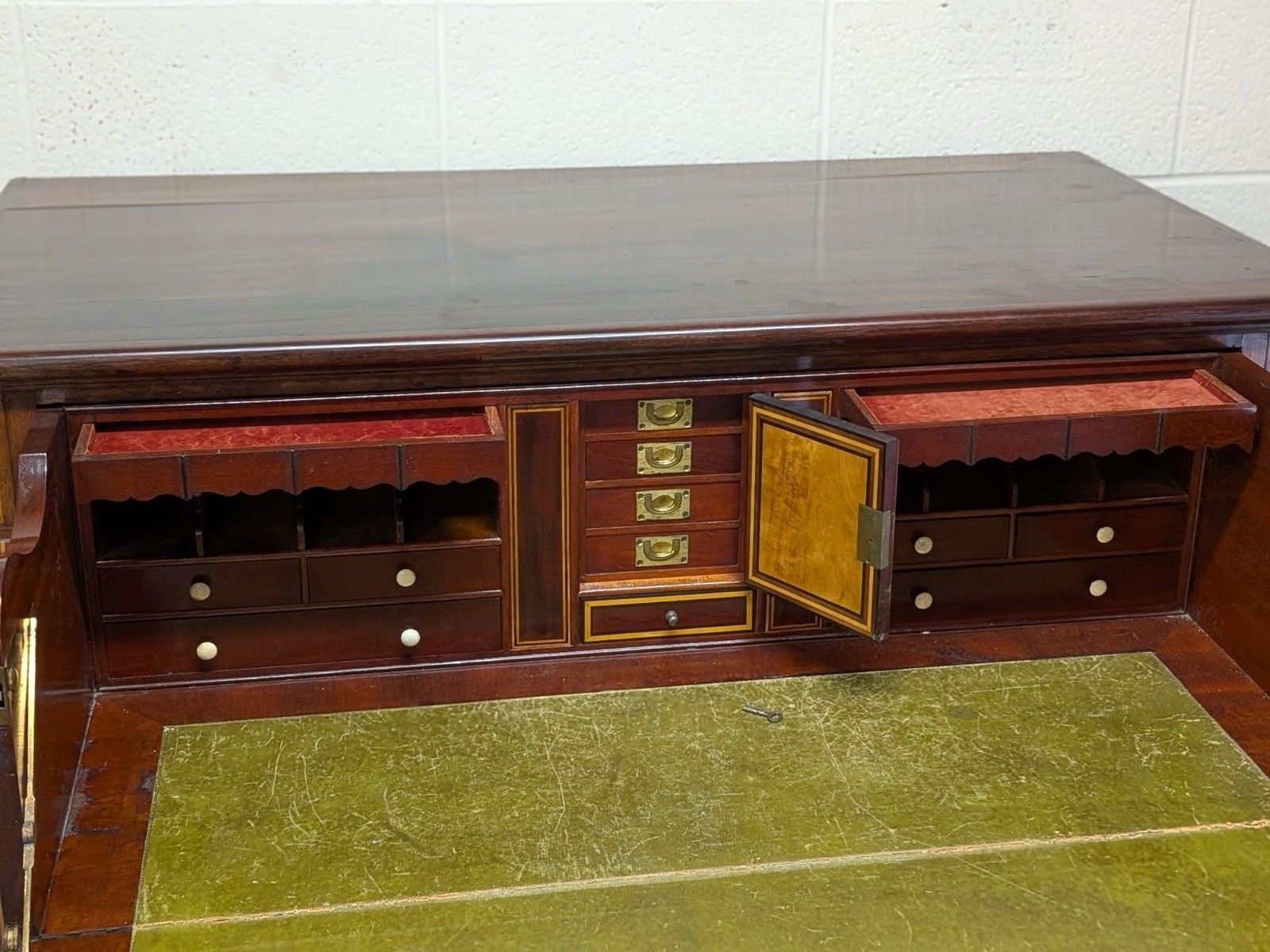 Furniture Georgian Mahogany Chest Secretaire photo