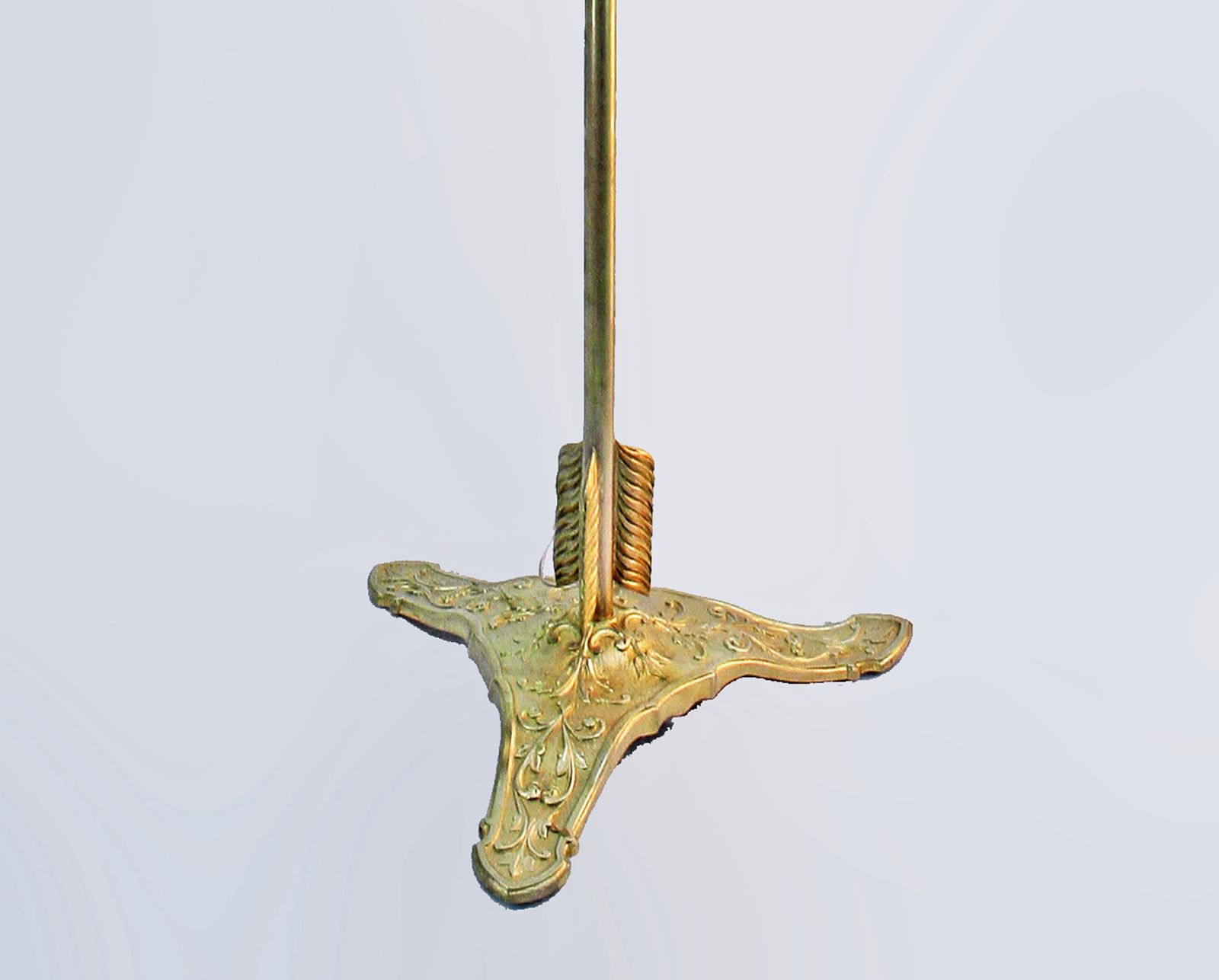 Late 19th Century French Ormolu/Gilt Bronze Arrow Shaped Floor Lamp By Maison Jansen photo buy