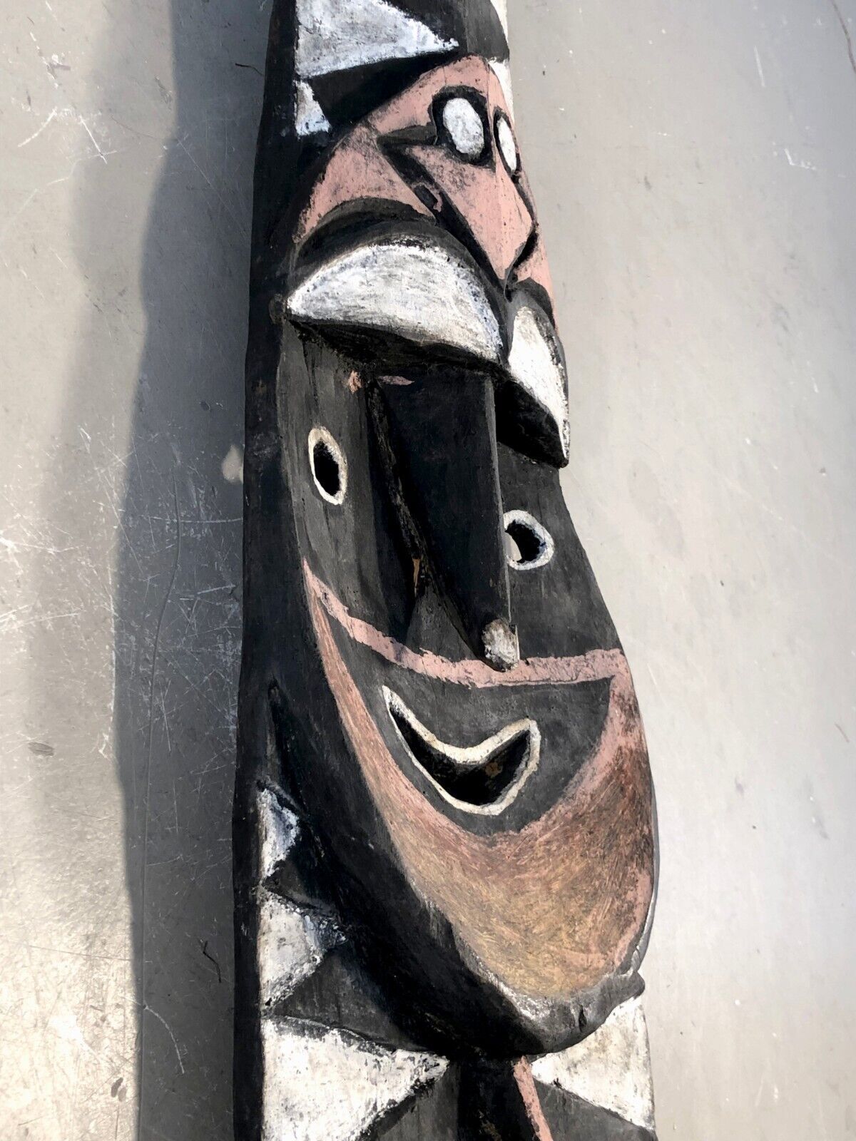 1950 High Sepik Votive Board Papua Oceania Early Art Tribal Brutalist photo Art
