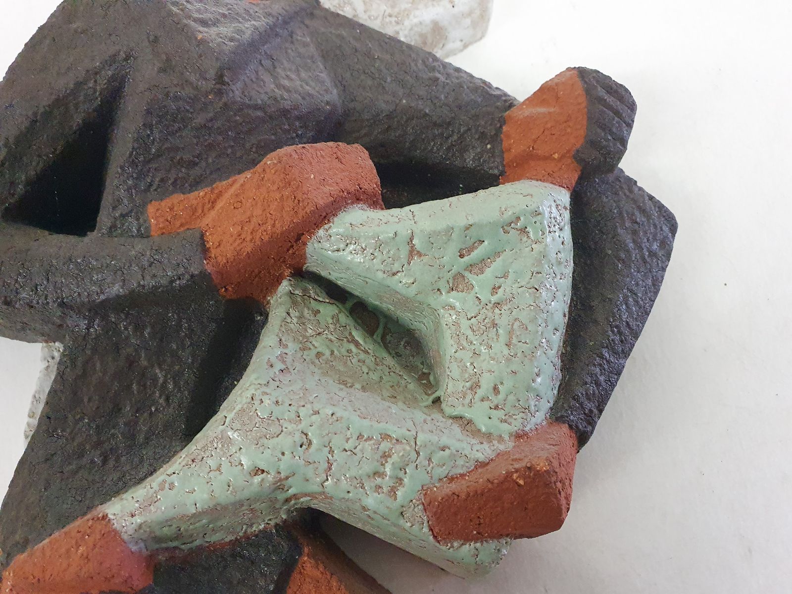 Ceramic "Madonna" Wall Sculpture Attributed To Joop Puntman For Amha, The Netherlands 1960s photo 63.0