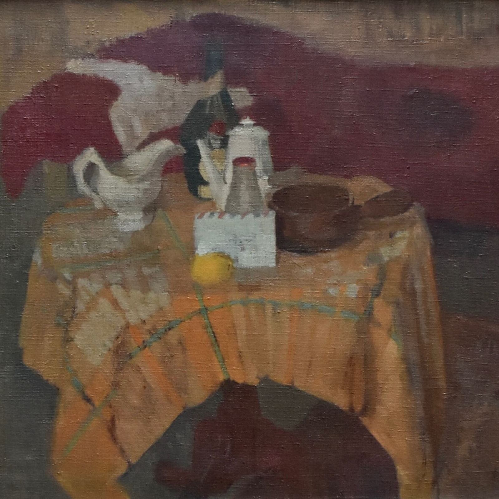 Still Life With Lemon By Philip Mathews (Irish/British, 1916–1984) photo for sale