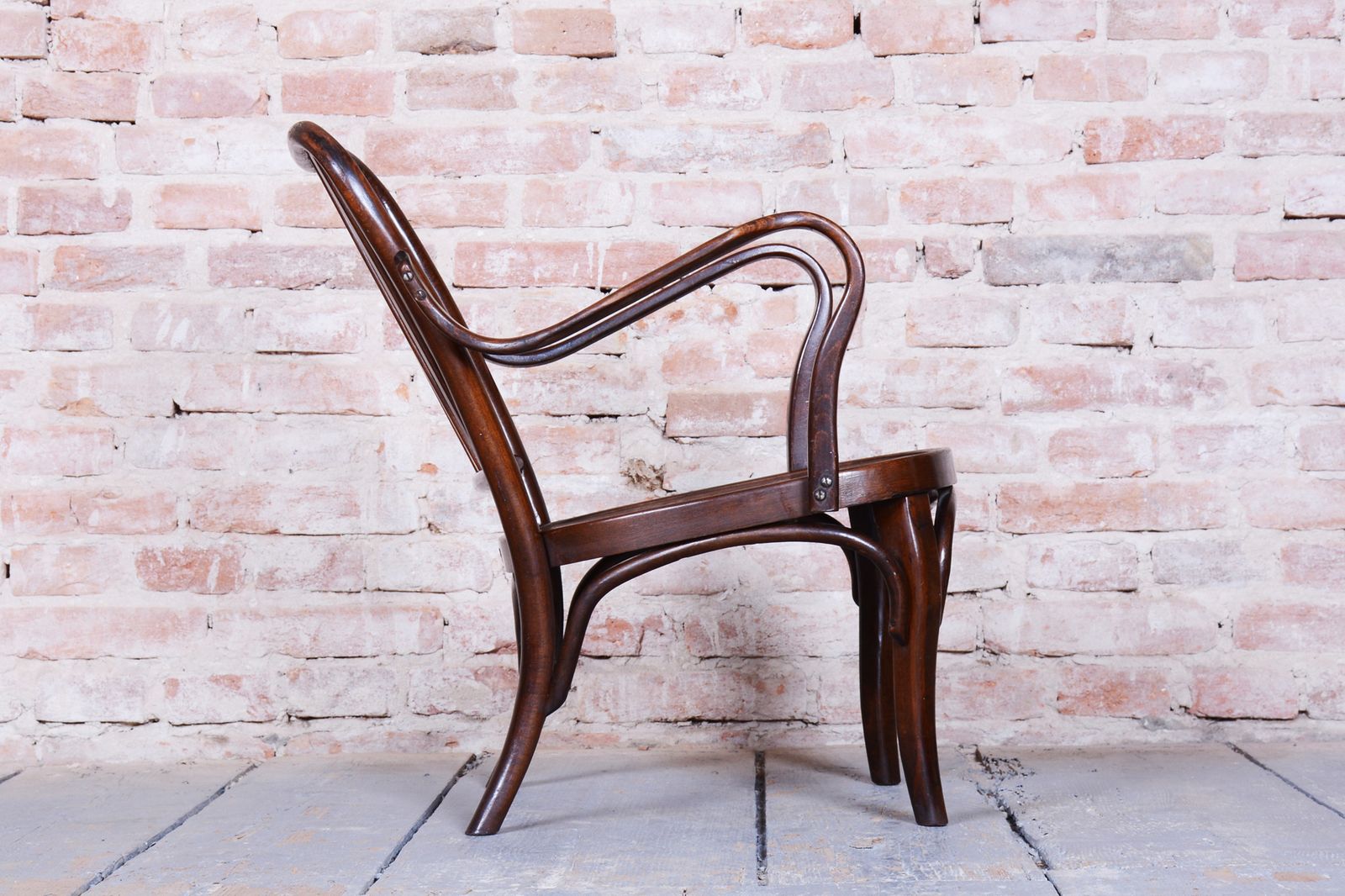 Restored Art Deco Armchair, By Josef Frank For Thonet, Beech, Czech, 1930s photo vinterior