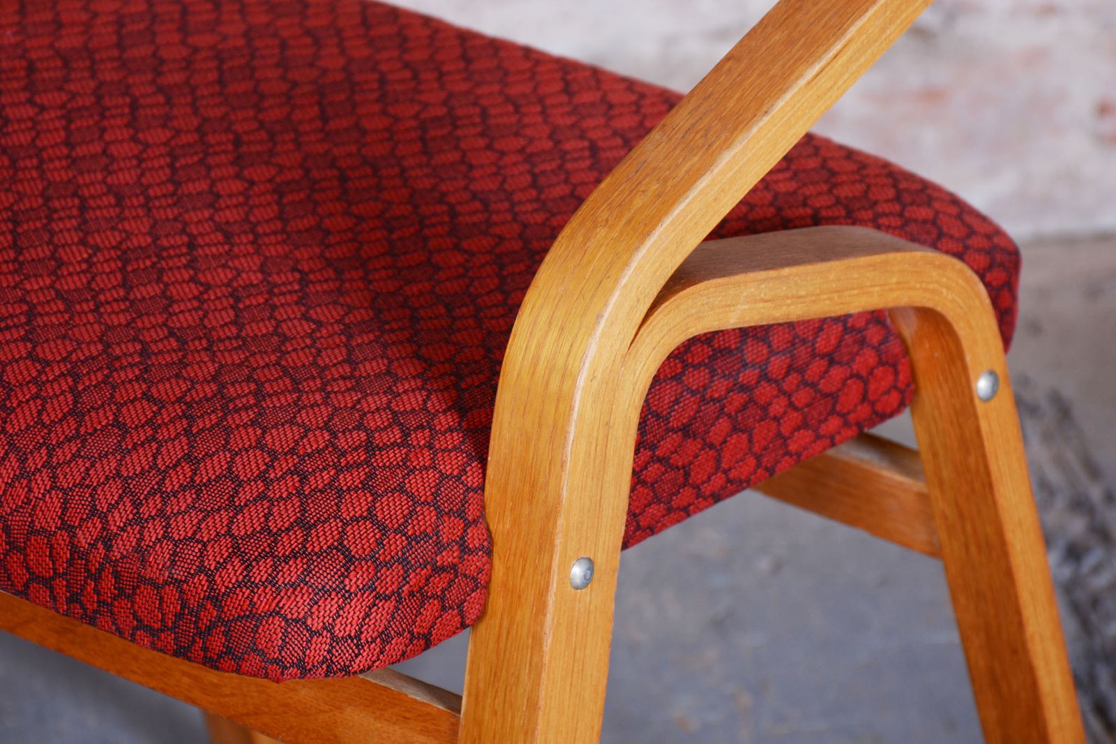 Set Of Six Original Mid Century Chairs, By Ludvik Volak, Maple, Czech, 1960s photo furniture