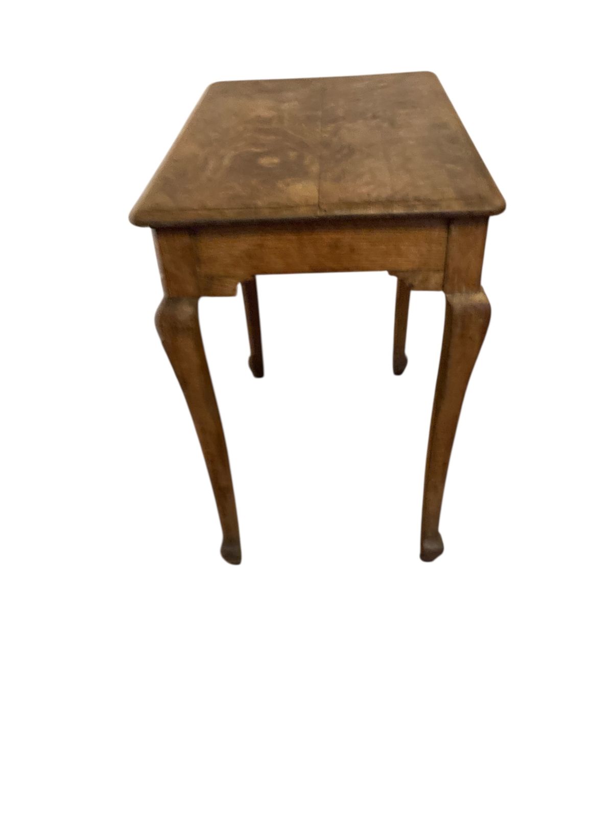 Antique Elm Wood Side Or Occassional Table Early 1900's photo furniture