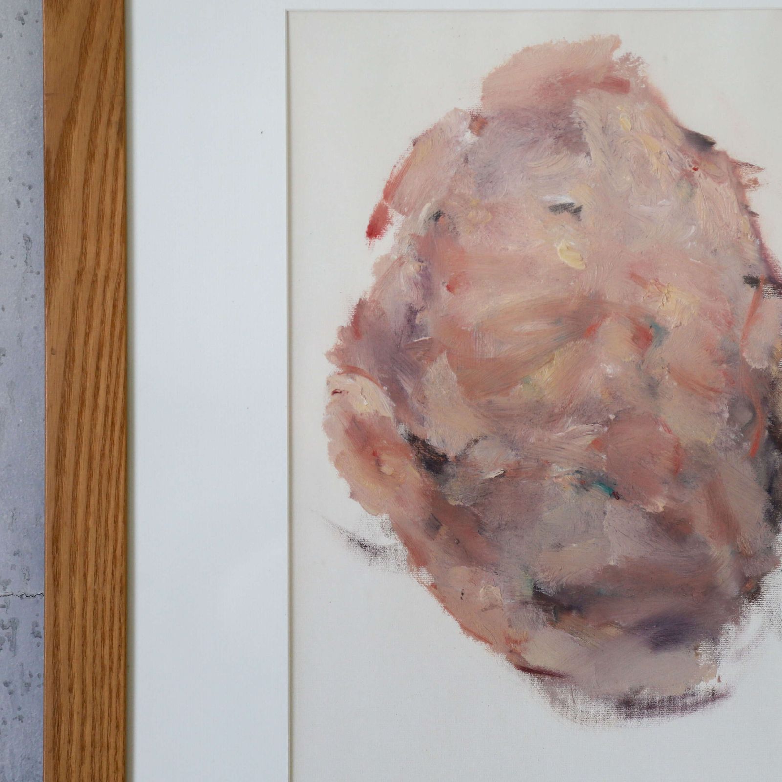 Mahler’s Head I   Contemporary Portrait In Gouache & Oil By Chris May, 80x70cm photo 550.0