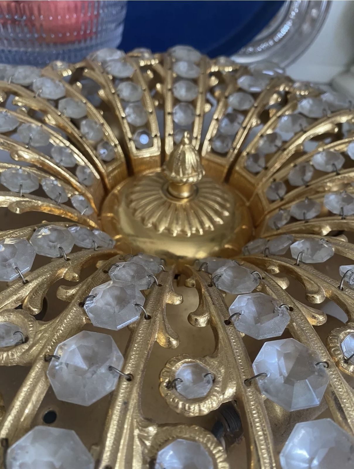 Pair Of Mid Century Plafoniere Ceiling Lights By Peris Andreu For S.A.Riper photo furniture