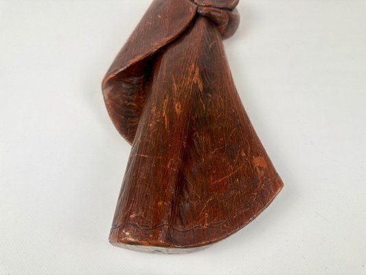 Mid Century Wax Madonna With Child Wall Figurine, 1970 photo 168.0