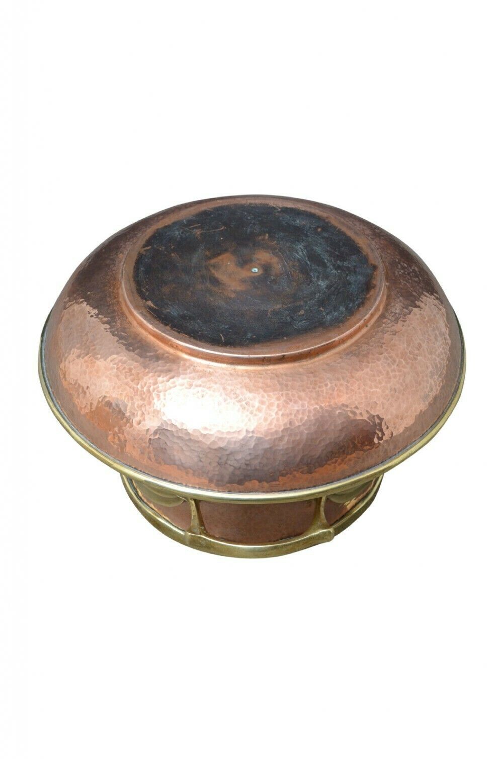 photo furniture Antique Copper And Brass Plant Pot Jardiniere