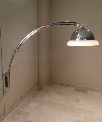 Telescopic Wall Lamp In Steel And Opaline Acrylic Glass By Goffredo Reggiani For Reggiani, 1970s