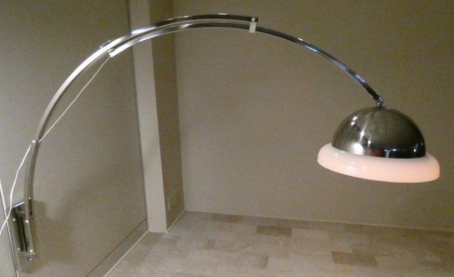 Telescopic Wall Lamp In Steel And Opaline Acrylic Glass By Goffredo Reggiani For Reggiani, 1970s photo furniture