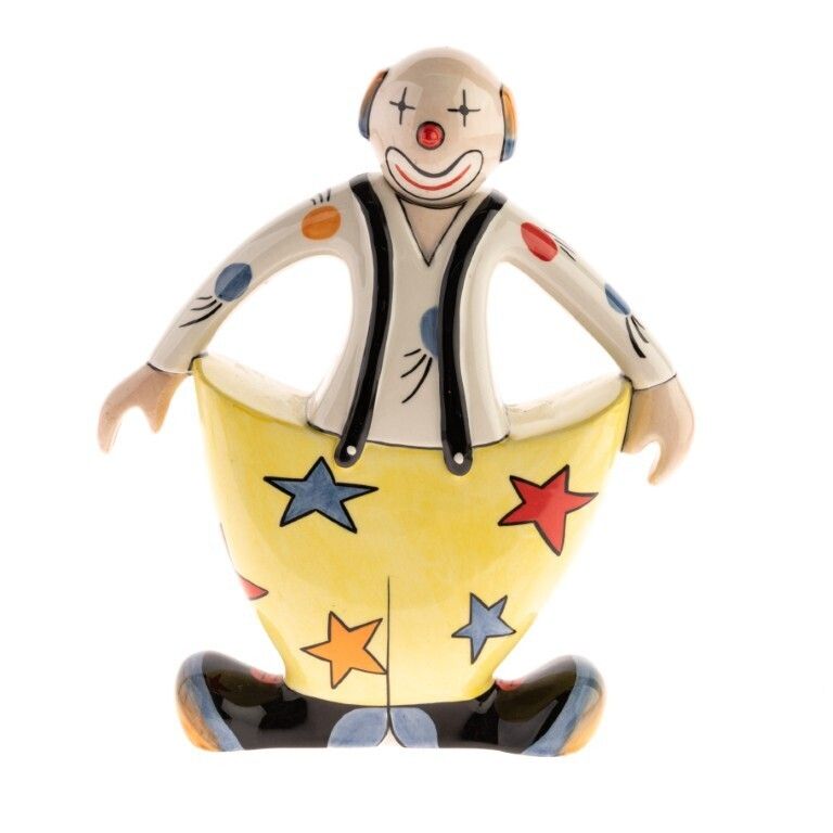 Lorna Bailey Signed Limited Edition 1/75 Porcelain Art Deco Style Pottery Clown Teapot