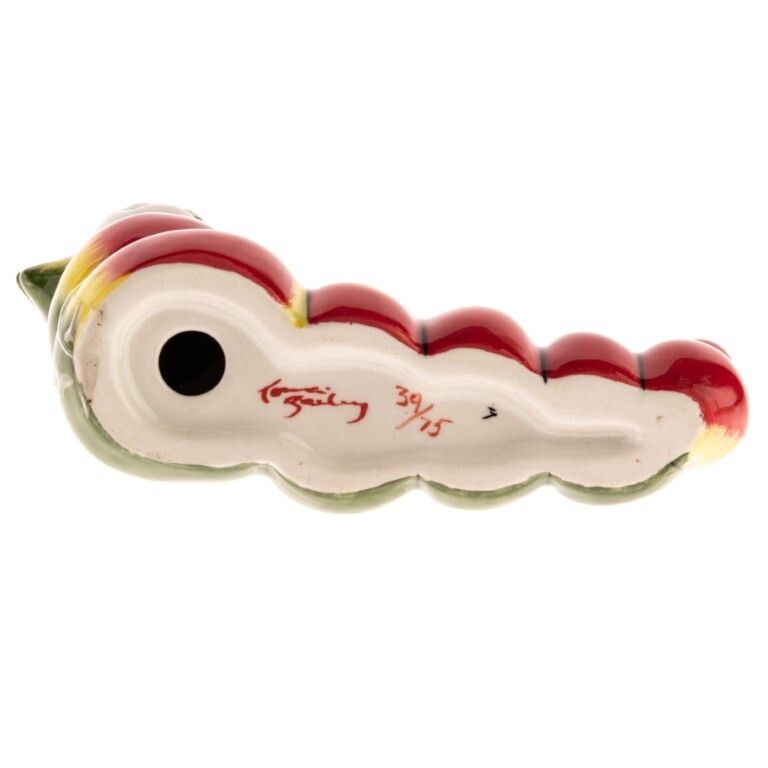 Lorna Bailey Signed Limited Edition 39/75 Porcelain Caterpillar Art Deco Style Pottery Figure photo furniture