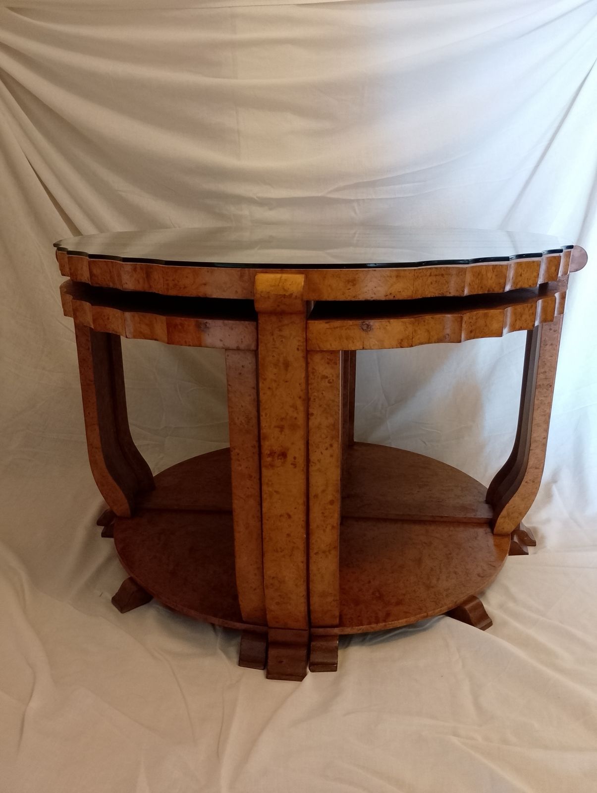 Art Deco Nest Of Tables. Harry & Lou Epstein photo furniture