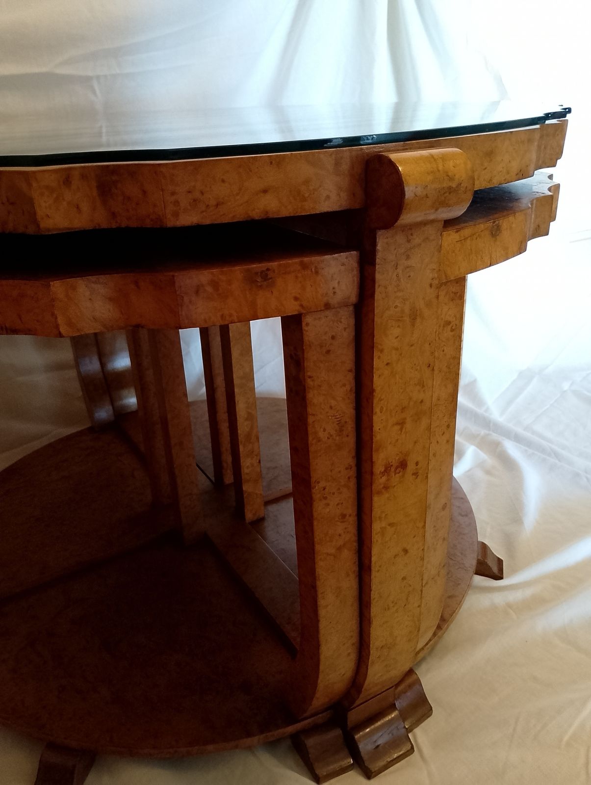 Art Deco Nest Of Tables. Harry & Lou Epstein photo vintage