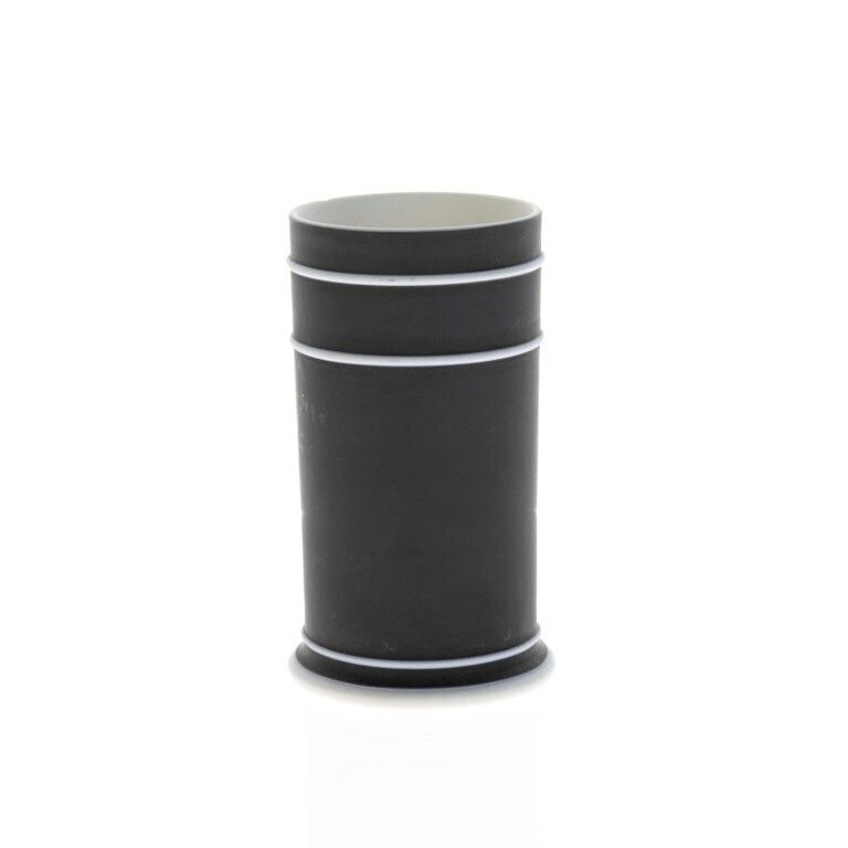 Antique Wedgwood Black Basalt Jasperware Ceramic Porcelain Vase photo for sale